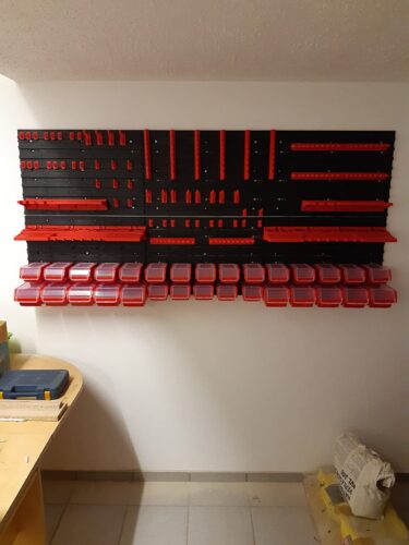 Gereedschapswand 1152×780 mm met 23 bakjes photo review