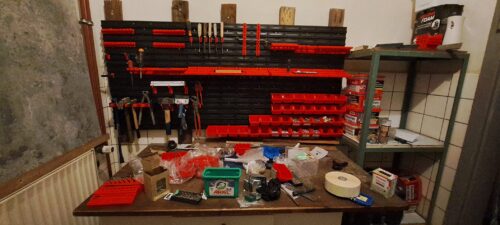 Gereedschapswand 1152×780 mm met 23 bakjes photo review