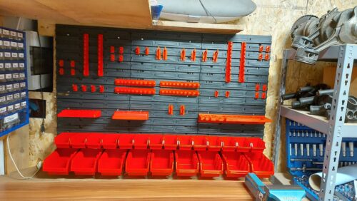 Click to view full screen Gereedschapswand 1728×780mm met 57 bakjes photo review